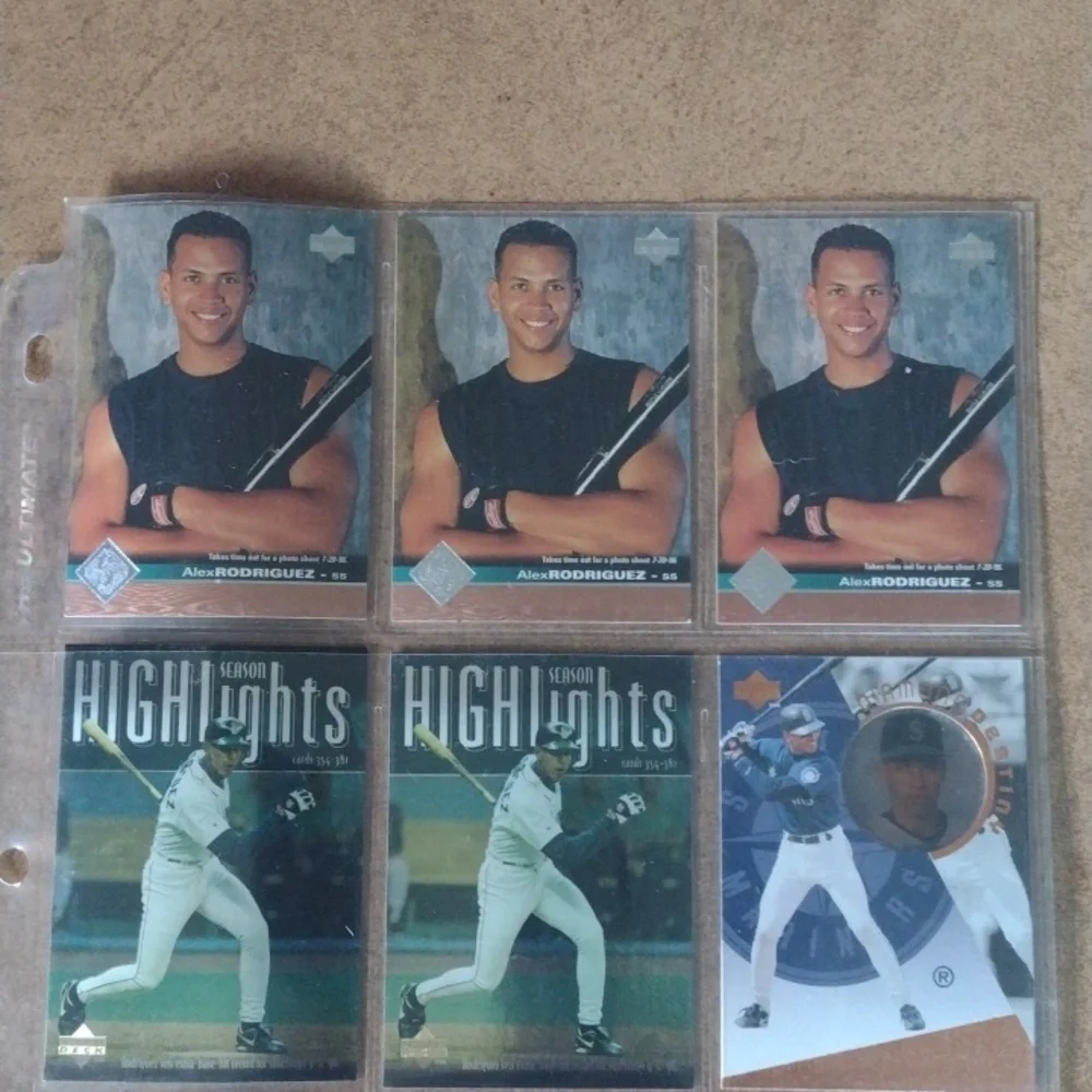 A Rod Baseball Trading Card Collection(Rookie Card)